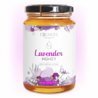 Lavendelhonig - 100% natürlicher Bienenhonig (450 gr)