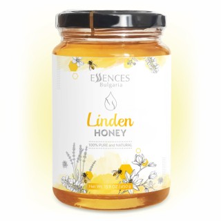 Lindenblütenhonig - 100% natürlicher Bienenhonig (450 gr)