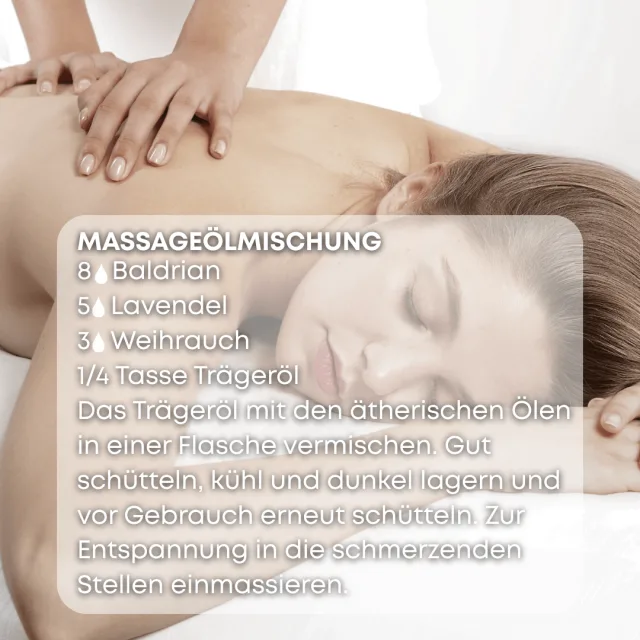 Bio baldrian Ätherisches Öl rezept
