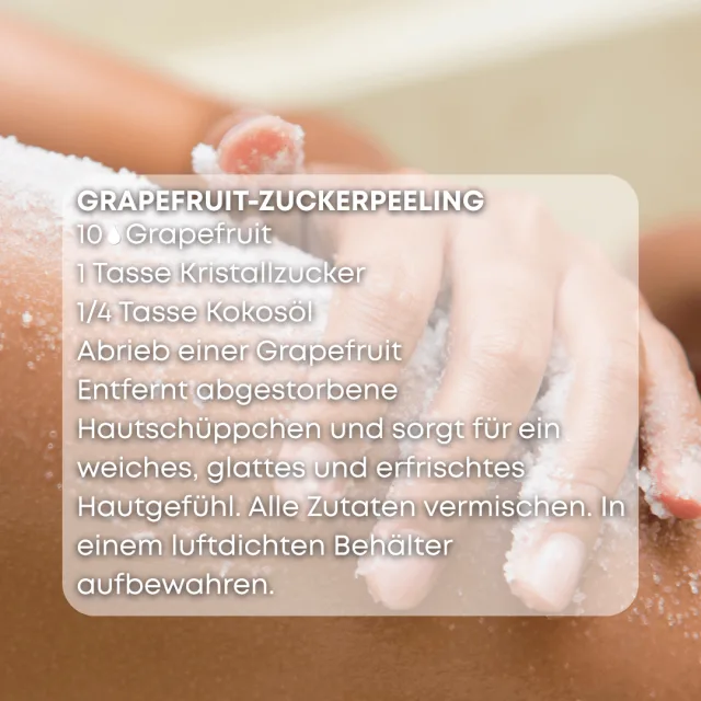 Bio grapefruit Ätherisches Öl rezept