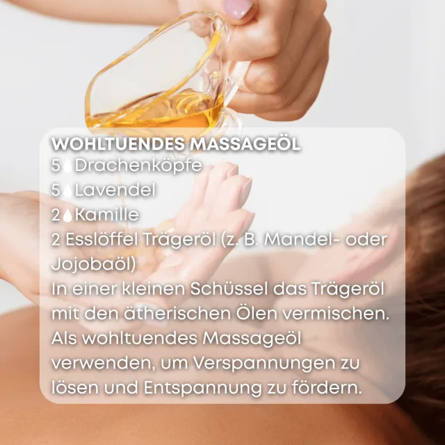 Bio moldawischer drachenkopf Ätherisches Öl rezept