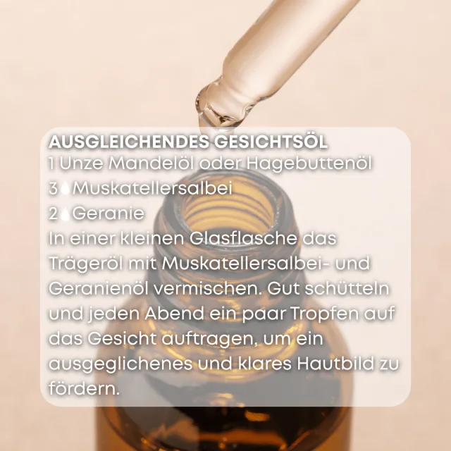 Bio muskatellersalbei Ätherisches Öl rezept