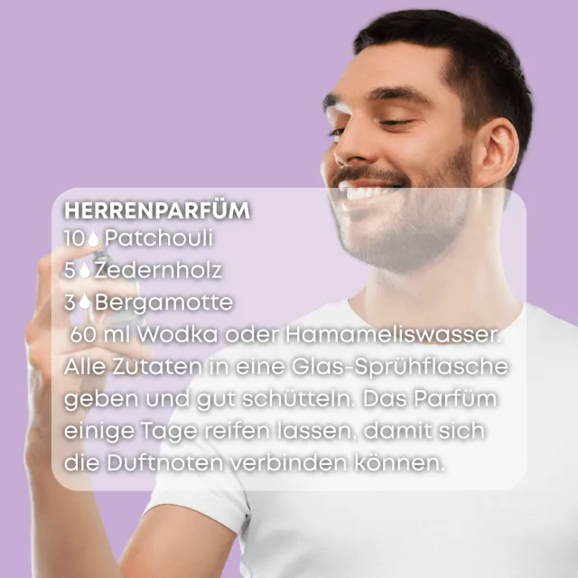 Bio patchouli Ätherisches Öl rezept