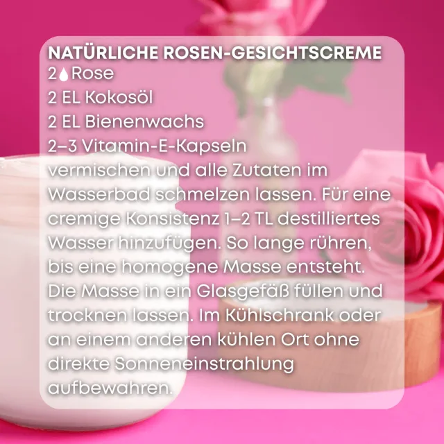 Bio rose Ätherisches Öl rezept 2