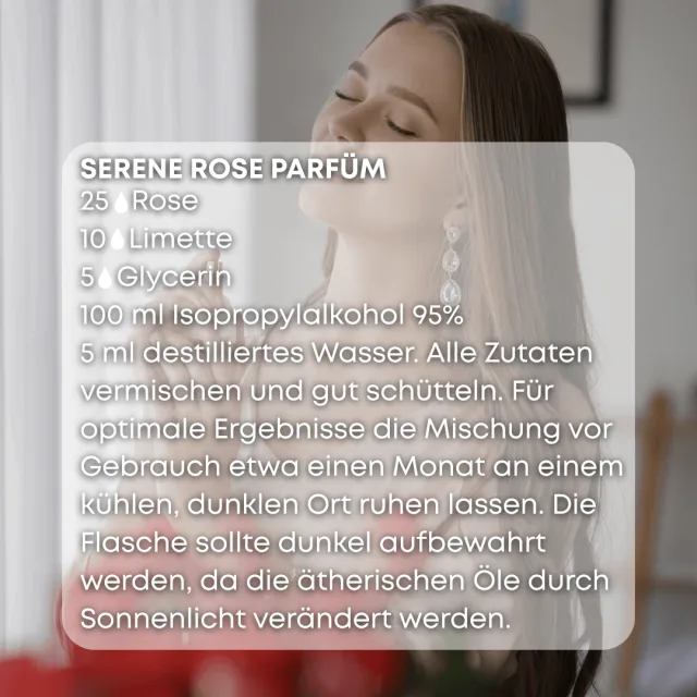 Bio rose Ätherisches Öl rezept