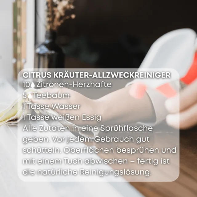 Bio zitronen herzhafte Ätherisches Öl rezept