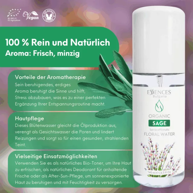 (german) en sage floral water infographic 1