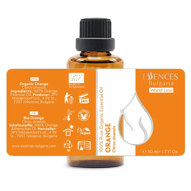 Orange 50 ml only label