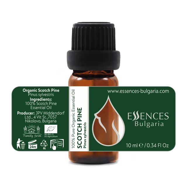 Scotch pine 10 ml label