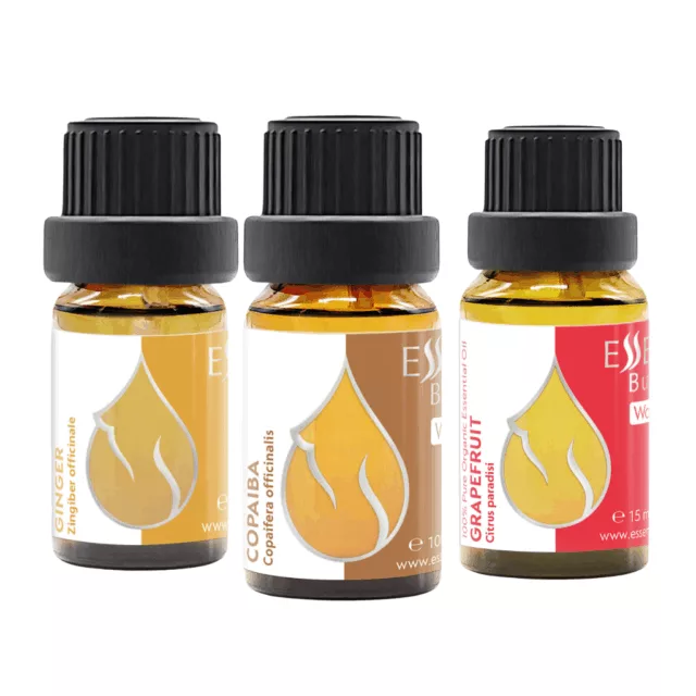 Set Frische Harmonie – Ätherische Öle von Copaiba, Grapefruit und Ingwer