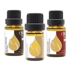 Innere Balance Ätherisches Öl Set – Palo Santo, Zimt, Schwarzer Pfeffer