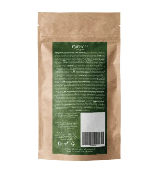 Artemisia packaging back