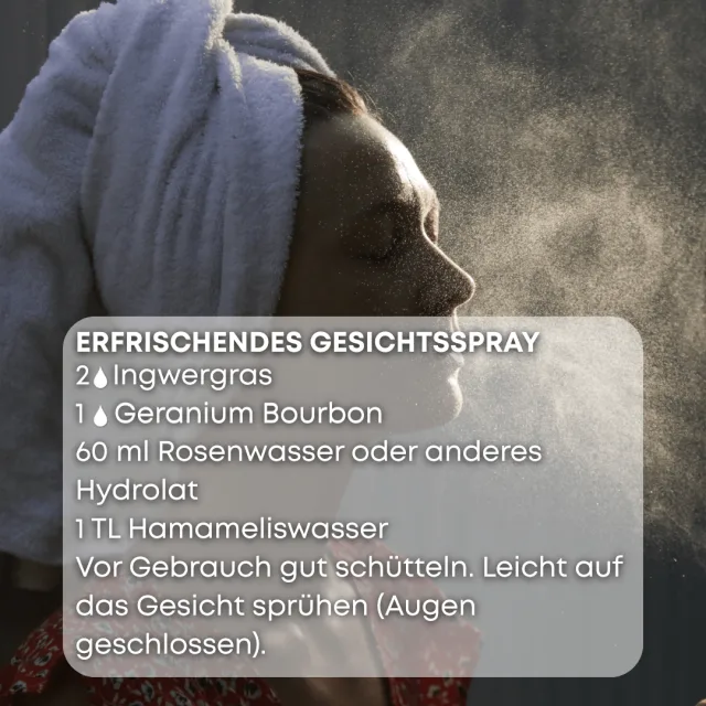 Bio ingwergras Ätherisches Öl rezept