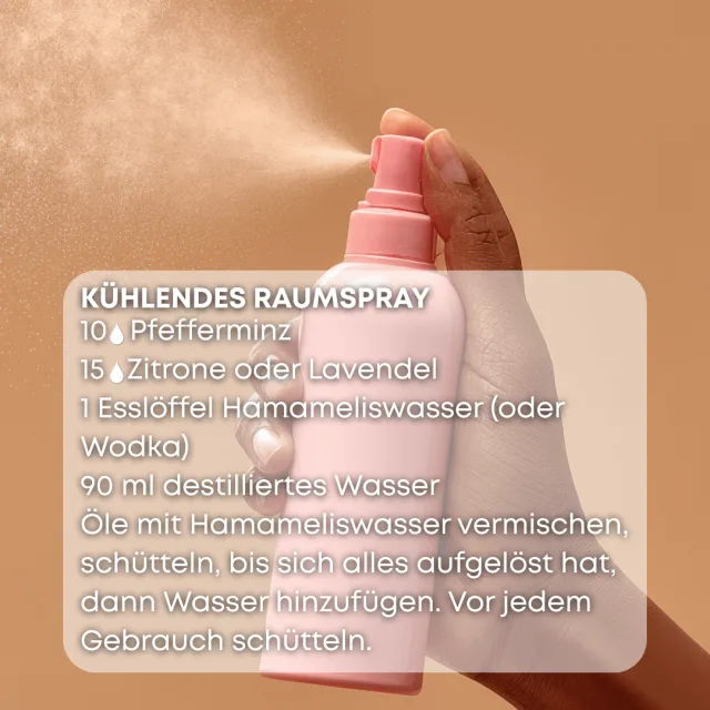 Bio pfefferminze Ätherisches Öl rezept