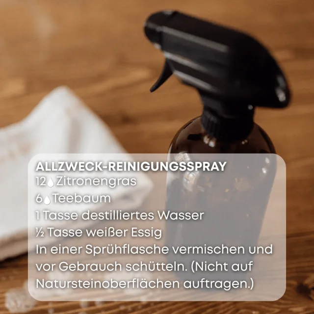 Bio zitronengras Ätherisches Öl rezept