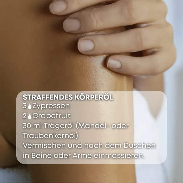 Bio zypresse Ätherisches Öl rezept