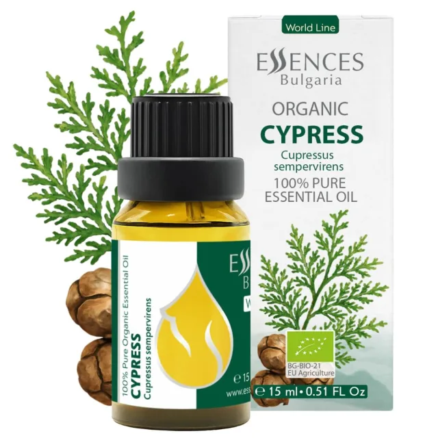 Bio Zypresse Ätherisches Öl (15 ml)
