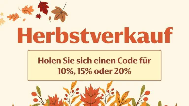 Herbstverkauf